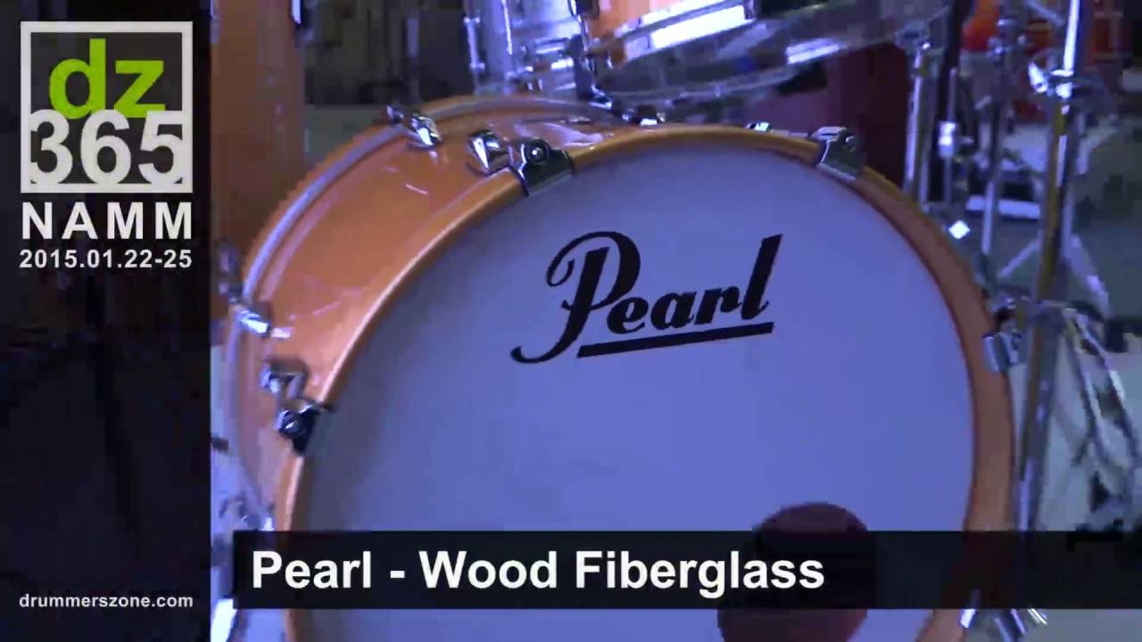 Pearl Drums - Wood Fiberglass - YouTube