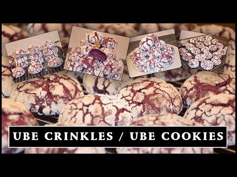 How to Make Ube Crinkles | Ube Cookies | Purple Yam Crinkles | Super Marie