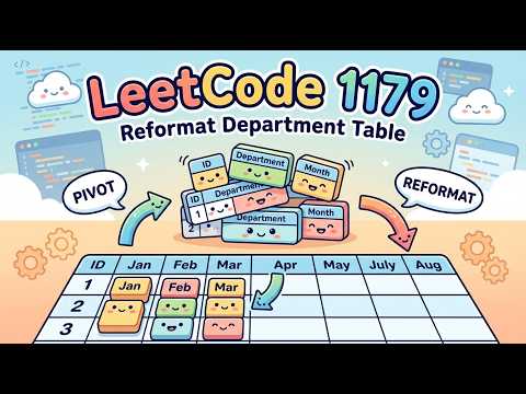 [Leetcode SQL] 1179. Reformat Department Table | CASE WHEN