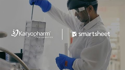 How Karyopharm Therapeutics analyzes trial data faster with Smartsheet