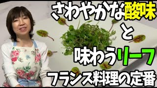 フレンチを彩るリーフたち