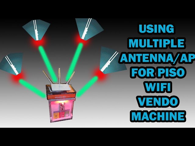 PISO WIFI USING MULTIPLE ANTENNA | MULTIPLE ACCESS POINT/AP OR MORE THAN TWO ANTENNA FOR PISO WIFI class=