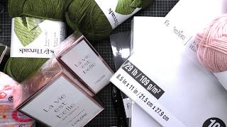 Michaels and Lancome Spring Vault Haul! 110 Pound Cardstock &amp; Yarn for Granny Squares!