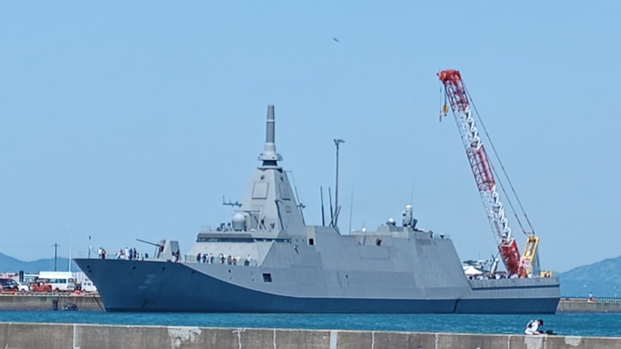 護衛艦のしろチャレンジ「超希少」 4K】海上自衛隊 護衛艦「のしろ」に