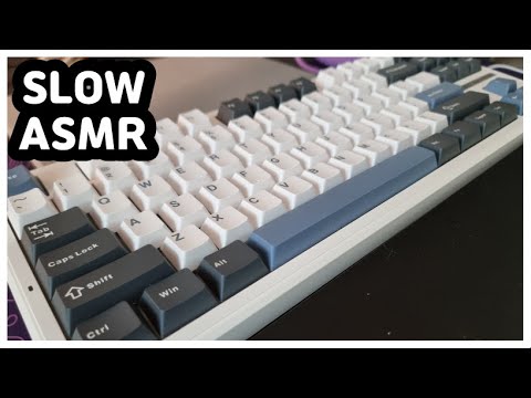 【SLOW ASMR】 AULA F87⌨️ | Leobog Graywood V3 | Keyboard Typing ASMR | No ADs No Talking😴