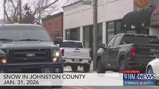 CAUGHT ON CAM: It's snowing in JoCo!