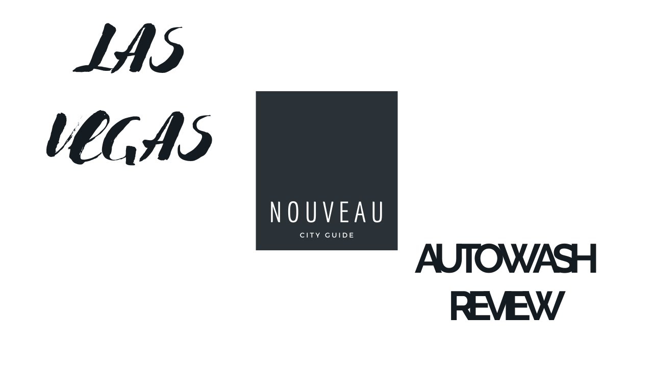 What to do in Las Vegas PREMIERE AUTO WASH VIDEO REVIEW YouTube