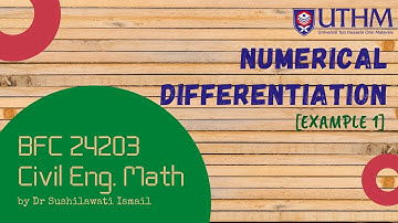Chapter 5-1-1 Numerical Differentiation (Example1)