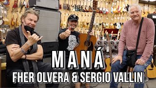 MANÁ Fher Olvera & Sergio Vallin at Norman's Rare Guitars