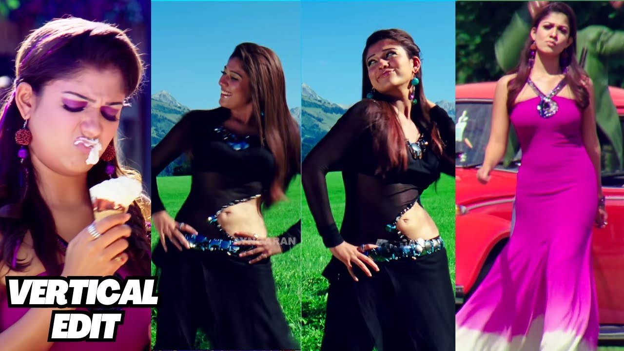 NAYANTHARA Vertical Edit | Nayanthara Nee Kobapattal Song Edit And Details from Villu