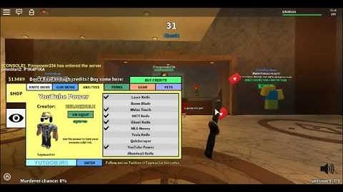 Roblox Twisted Murderer Pikachu Pet/YouTube Power Ability Code!!