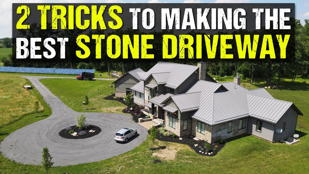 2 Tricks to Making a Long Lasting Crushed Stone Driveway