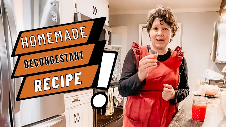 DECONGESTANT RECIPE using common household ingredi...