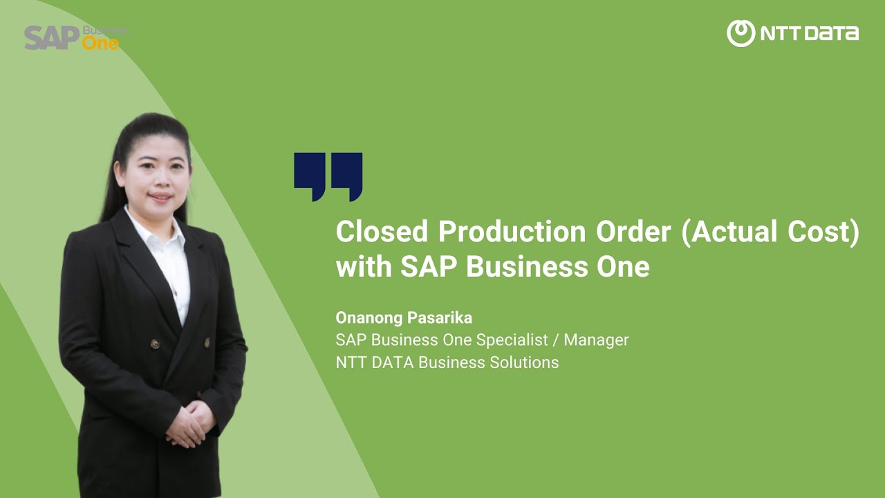 Closed Production Order Actual Cost With SAP Business One YouTube closed-production-order-actual-cost-with-sap-business-one-youtube