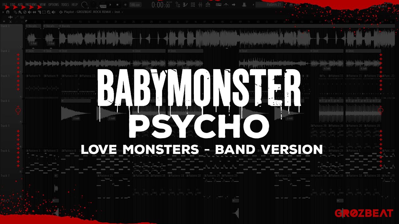 BABYMONSTER - PSYCHO (LOVE MONSTERS - BAND Ver.) // STUDIO VERSION #flstudio