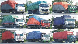 SEMOK!!! TRUCK TRAILER MUATAN BERAT DAN TINGGI FUSO FZ HINO 500, UD QUESTER ISUZU GIGA NISSAN DIESEL