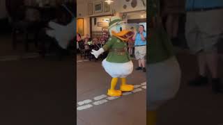 Dancing With Donald Donald Duck Breaks It Down In Disneys Animal Kingdom