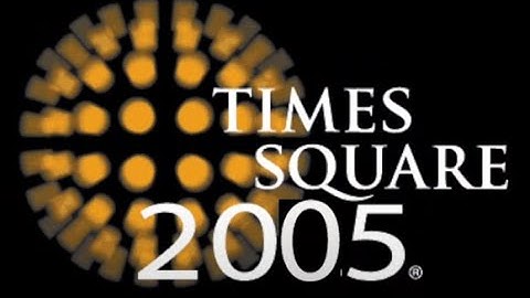 Times Square NYE Ball Drop 2004-05 (Audio Higher)