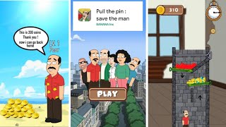 Pull the Pin - Save the Man Gameplay Level 1 Poor Full Walkthrough screenshot 2