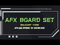 Afx board set  balcony view  afxm spring 2024 showcase