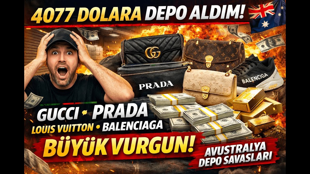 $4077 DEPO ALDIM! GUCCI – PRADA – LOUIS VUITTON – BALENCIAGA💥BÜYÜK VURGUN! AVUSTRALYA DEPO SAVAŞLARI