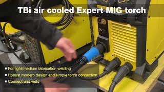 Connecting the Tbi Expert 250 MIG Torch