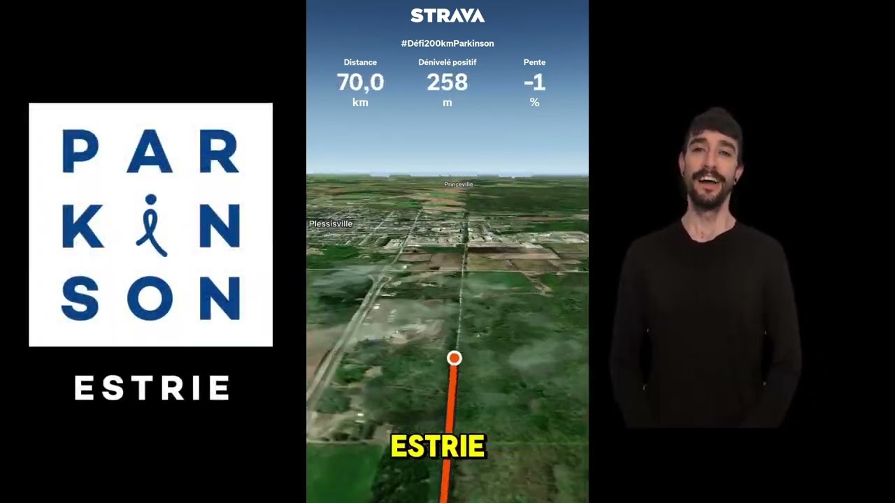 Défi 200 km Québec-Sherbrooke pour Parkinson Estrie
