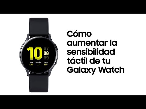 Video: ¿Es la pantalla táctil del reloj Galaxy?