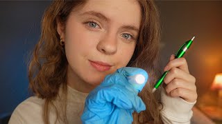 ASMR Fast & Aggressive Cranial Nerve Exam?? 🤨 Medical Roleplay, Roleplay