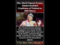 Mrs. World Pageant Crowns Chanita Seedaket Craythorne of Thailand as 2025 Winner