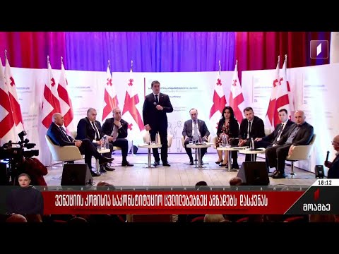 ვენეციის კომისია საკონსტიტუციო ცვლილებებზეც ამზადებს დასკვნას