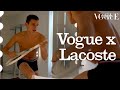 Actor Aron Piper and dancers Adrien Sissoko & Andreas Giesen I Vogue Hommes x Lacoste Underwear