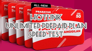 Hotlink Unlimited Prepaid Plan Speedtest