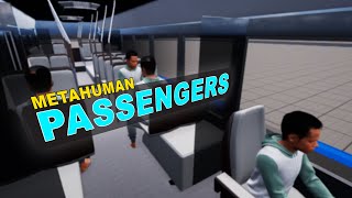 Unreal Engine 5 - Metahuman Bus Passengers screenshot 2