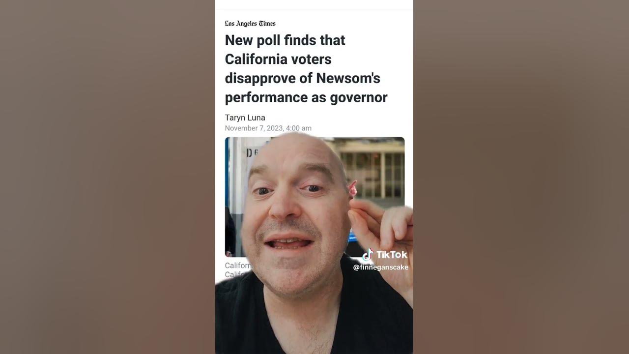 Gavin Newsom Drops to 49 Approval Rating in California (TT Archive