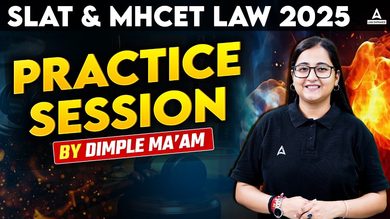 Legal Reasoning Practice Session | SLAT & MHCET Law 2025 | MH CET Law ...