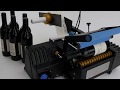 Electric Bottle Label Applicator with Foot Pedal (BenchDELUXE)