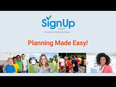 Planning Made Easy (update) with SignUp.com