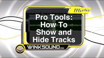 Pro Tools: How To Show and Hide Tracks | WinkSound