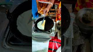 Bengali Famous Patishapta Pitha Making  || Street Food || Taste Of Indian Food #shorts #patishapta