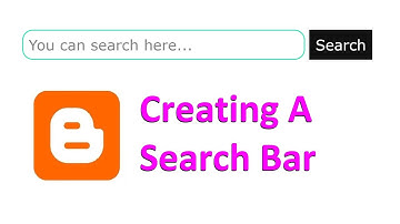 How to Create a Search Bar in Blogger  | CSS For a Search Bar