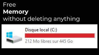 Free hard drive space without deleting anything