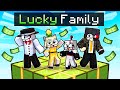 Having a lucky family in minecraft