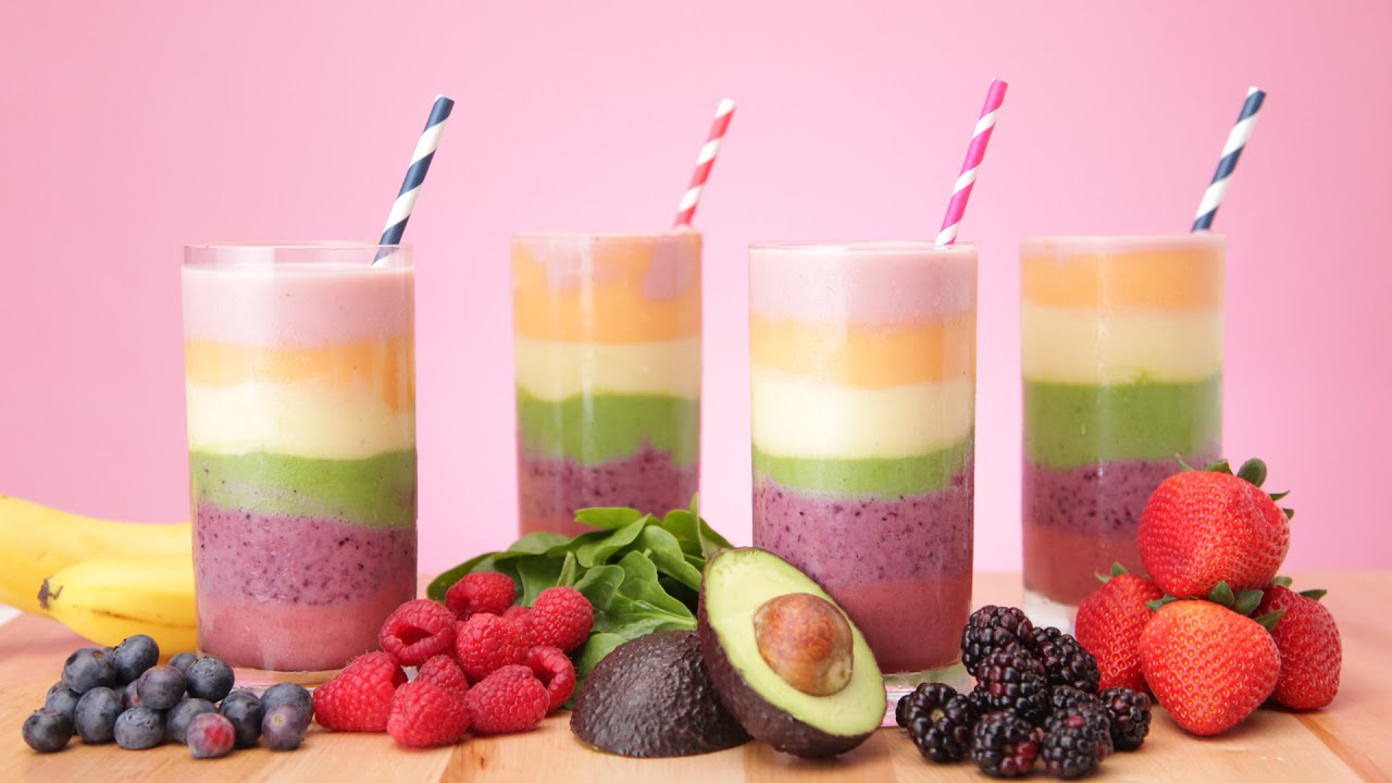 rainbow smoothie neopets How to Make A Healthy Rainbow Smoothie