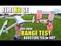 Xiaomi FIMI X8 SE Range Test - How Far Will It Go? With & Without BOOSTERS (Light Urban)