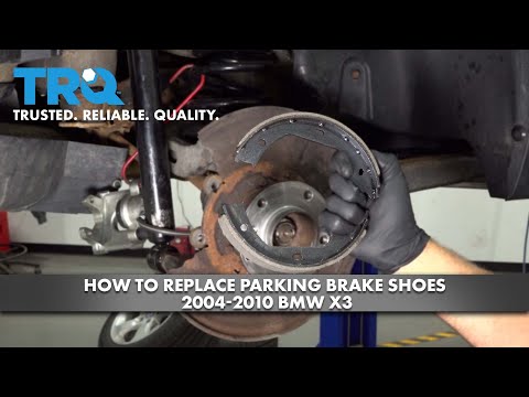 How to Replace Parking Brake Shoes 2004-2010 BMW X3 - YouTube