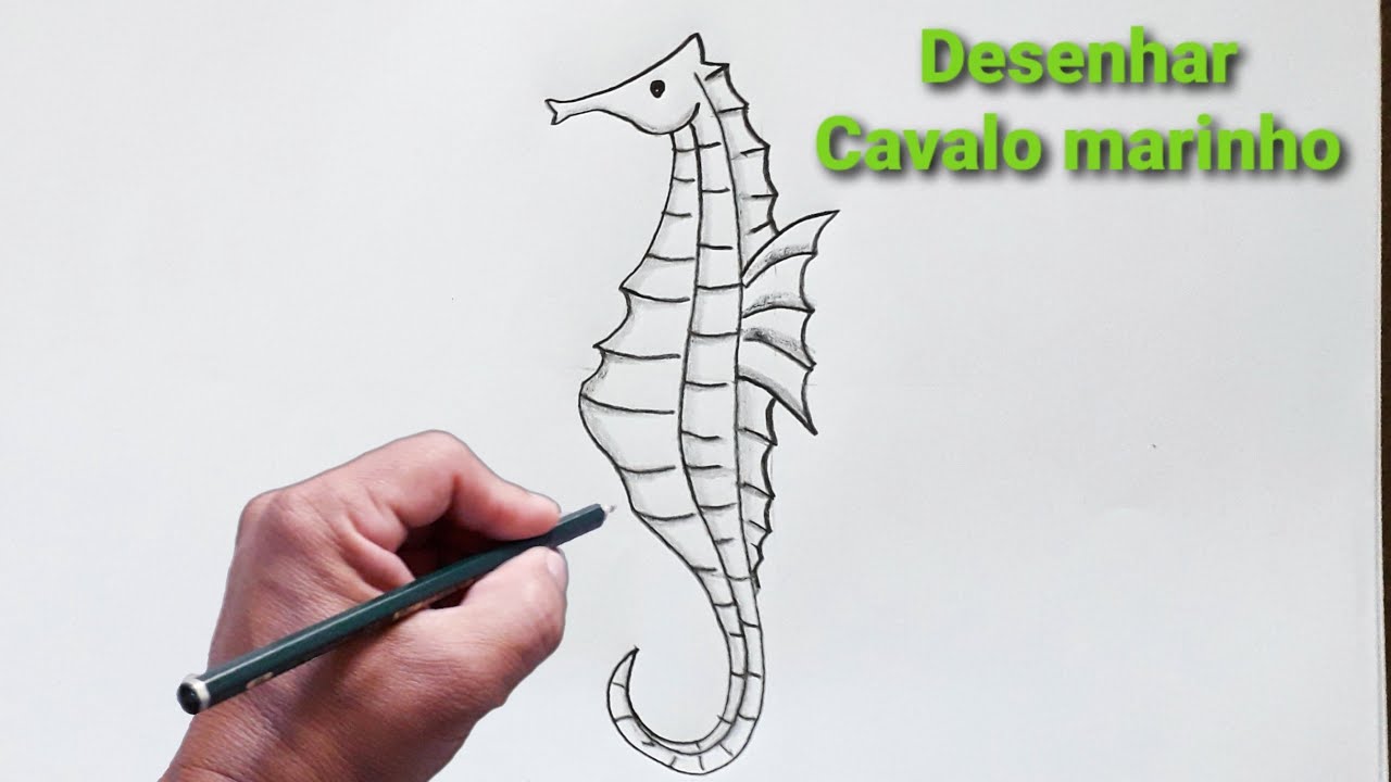 Desenho de Cavalo marinho pintado e colorido por Usuário não registrado o  dia 13 de Junho do 2021