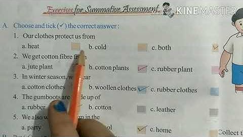 Class-2/E.V.S/Chapter-6/Clothes We Wear /Part-2