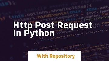 http post request in python
