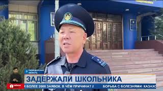 Подростка, напавшего с ножом на учителя и одноклассника, задержали в Павлодаре